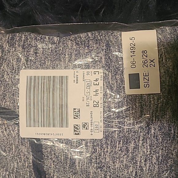 Navy blue and white lounger jacket - Picture 2 of 4